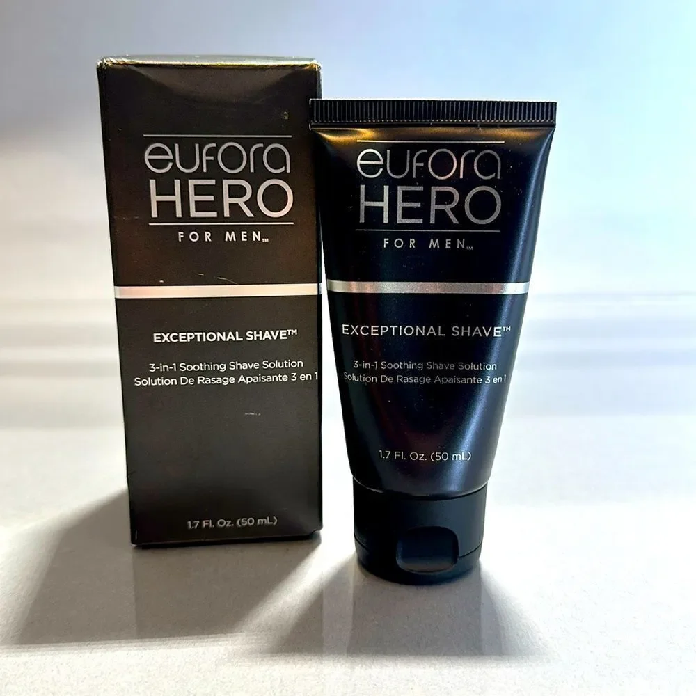 EUFORA HERO for men | exceptional shave | 3in1 soothing solution | 1.7 oz. | NEW
